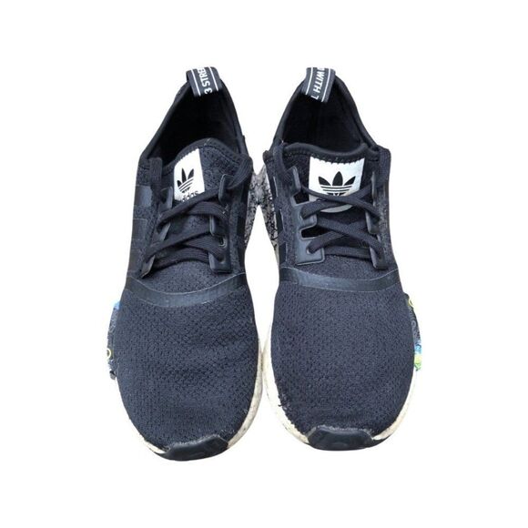 Adidas NMD R1 Black Graffiti Size 9.5 - Picture 5 of 13